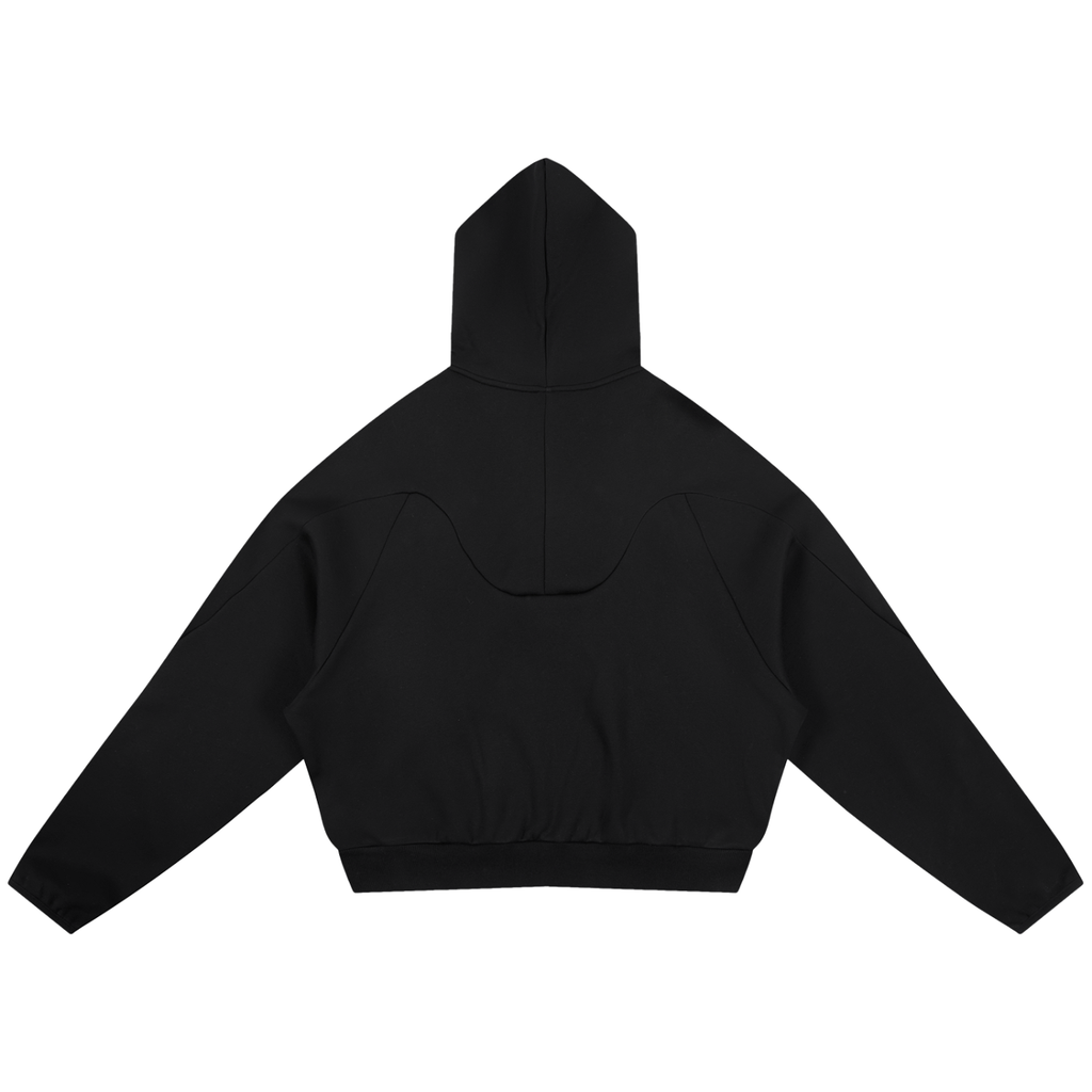 Move Different Curved Panel Raglan Hoodie