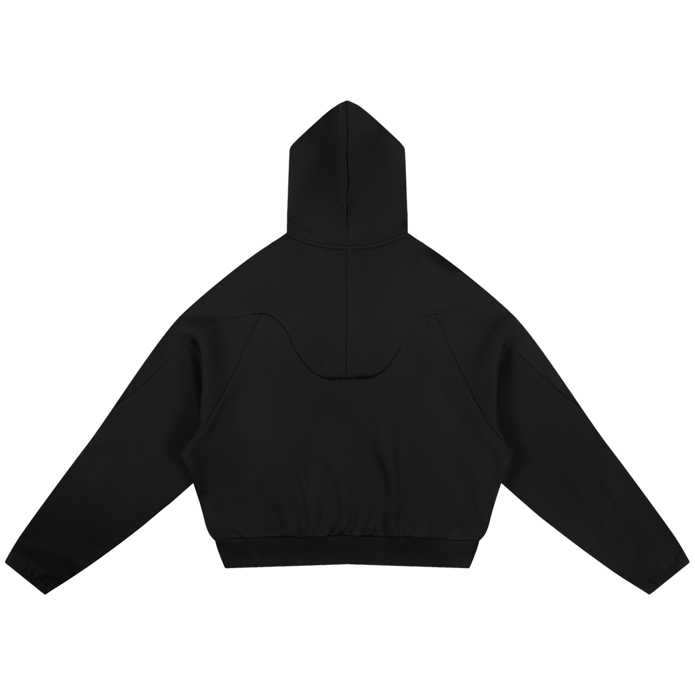 Move Different Curved Panel Raglan Hoodie